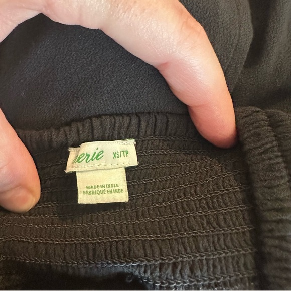 Aerie Women’s XS Elastic Waist Front Pleated Jogger Pants Black Athleisure - Picture 4 of 13